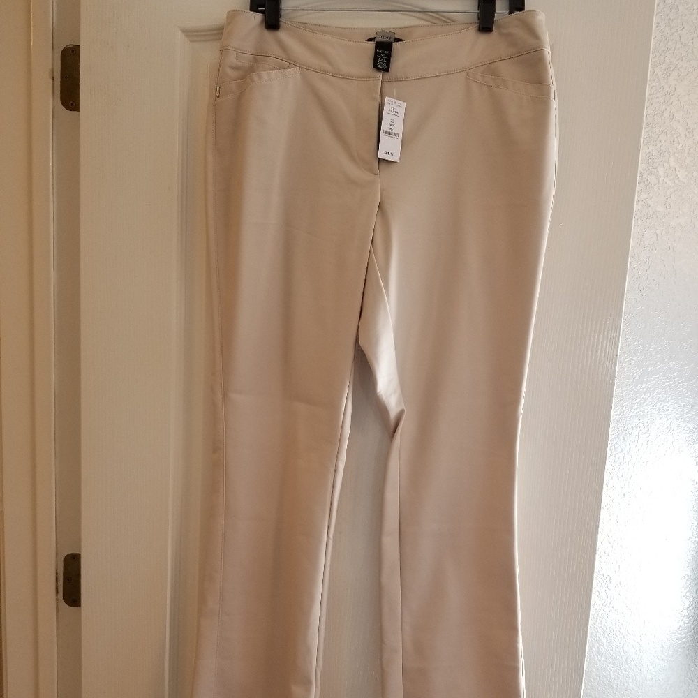 NWT WHBM Perfect Form Contour Boot Cut Pants